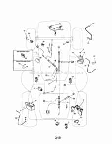 Page A Diagram and Parts List for 917254180  Craftsman Lawn Tractor
