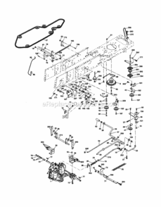 Page C Diagram and Parts List for 917254180  Craftsman Lawn Tractor