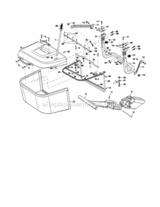 Page K Diagram and Parts List for 917254182  Craftsman Lawn Tractor
