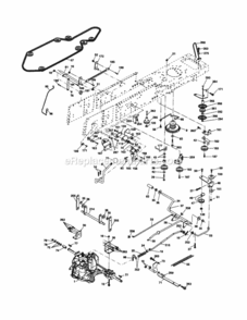 Page C Diagram and Parts List for 917254200  Craftsman Lawn Tractor