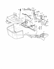 Page K Diagram and Parts List for 917254210  Craftsman Lawn Tractor