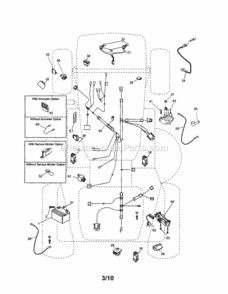 Part Location Diagram of 425113 Craftsman Decal.Warn.D