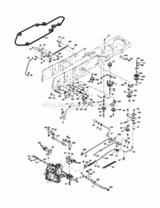 Page C Diagram and Parts List for 917254211  Craftsman Lawn Tractor