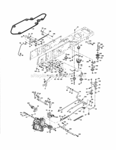 Page C Diagram and Parts List for 917254212  Craftsman Lawn Tractor