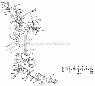 Part Location Diagram of 105843X Craftsman Saddle