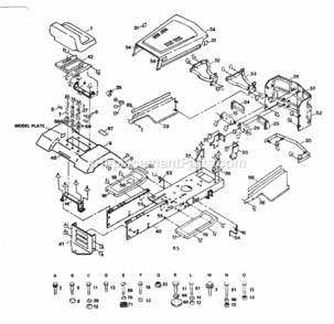 Part Location Diagram of 110010X Craftsman Decal