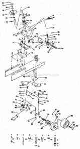 Page D Diagram and Parts List for 917254243  Craftsman Lawn Tractor