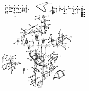 Page F Diagram and Parts List for 917254244  Craftsman Lawn Tractor