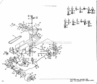 Part Location Diagram of 108852X Craftsman Transaxle