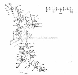 Page D Diagram and Parts List for 917254270  Craftsman Lawn Tractor