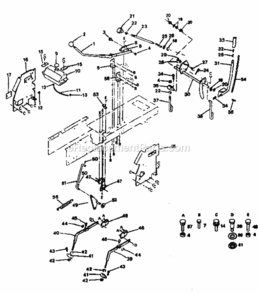 Page E Diagram and Parts List for 917254274  Craftsman Lawn Tractor