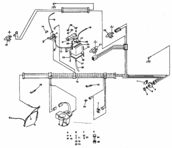 Page A Diagram and Parts List for 917254310  Craftsman Lawn Tractor