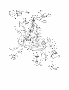 Page M Diagram and Parts List for 917254310  Craftsman Lawn Tractor