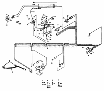 Page A Diagram and Parts List for 917254311  Craftsman Lawn Tractor