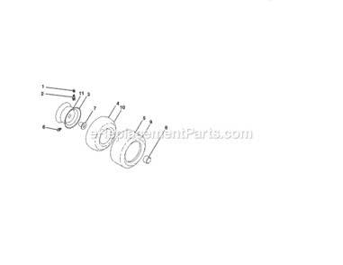 Page P Diagram and Parts List for 917254311  Craftsman Lawn Tractor