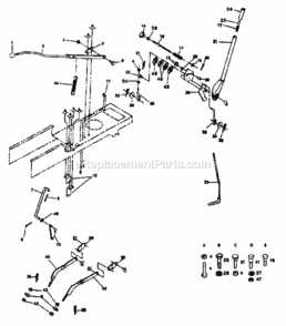 Part Location Diagram of 110924X Craftsman Lever