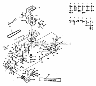 Part Location Diagram of 120899X Craftsman Transaxle