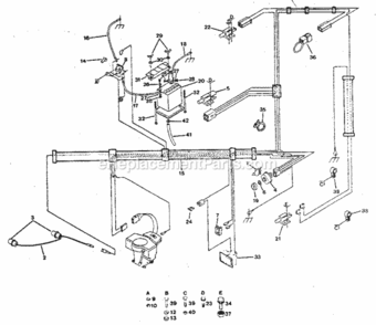Part Location Diagram of 121825X Craftsman Mower Asy 44