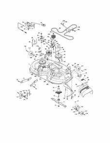Page M Diagram and Parts List for 917254320  Craftsman Lawn Tractor
