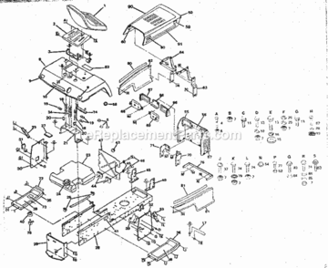 Part Location Diagram of 108631X Craftsman Decal