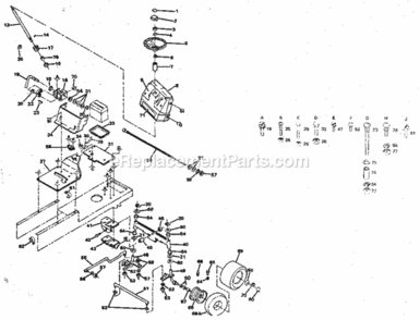 Part Location Diagram of 108263X Craftsman Saddle