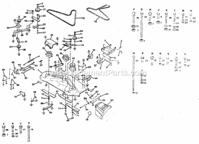 Part Location Diagram of 106512X Craftsman Bracket