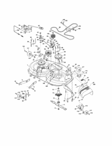 Page M Diagram and Parts List for 917254321  Craftsman Lawn Tractor
