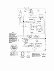 Page Q Diagram and Parts List for 917254321  Craftsman Lawn Tractor