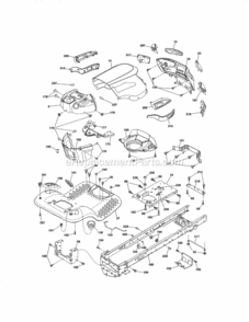 Page S Diagram and Parts List for 917254321  Craftsman Lawn Tractor