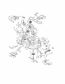 Page X Diagram and Parts List for 917254321  Craftsman Lawn Tractor