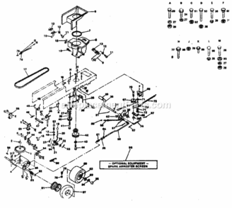 Page C Diagram and Parts List for 917254321  Craftsman Lawn Tractor