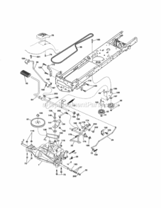 Page I Diagram and Parts List for 917254321  Craftsman Lawn Tractor