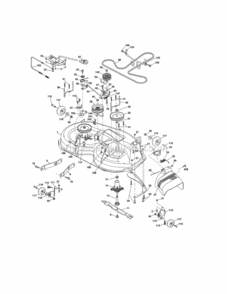 Page M Diagram and Parts List for 917254322  Craftsman Lawn Tractor