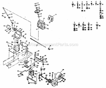 Page D Diagram and Parts List for 917254322  Craftsman Lawn Tractor