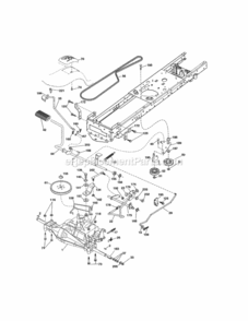 Page I Diagram and Parts List for 917254322  Craftsman Lawn Tractor