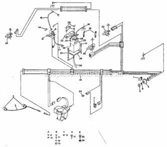 Page A Diagram and Parts List for 917254330  Craftsman Lawn Tractor