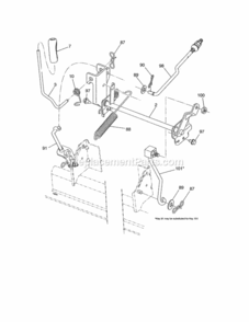 Page N Diagram and Parts List for 917254330  Craftsman Lawn Tractor