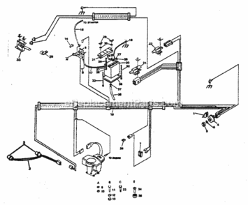 Page A Diagram and Parts List for 917254331  Craftsman Lawn Tractor