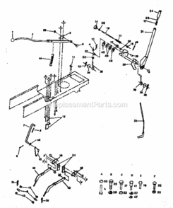 Page E Diagram and Parts List for 917254331  Craftsman Lawn Tractor