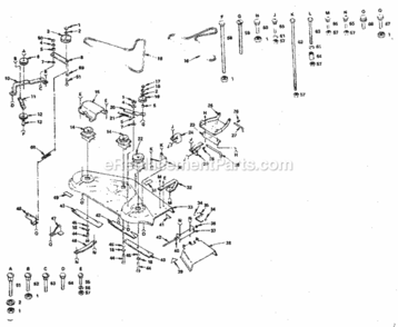 Page F Diagram and Parts List for 917254350  Craftsman Lawn Tractor