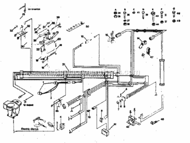 Page A Diagram and Parts List for 917254360  Craftsman Lawn Tractor