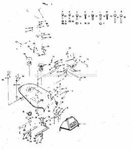 Part Location Diagram of 108671X Craftsman Housing