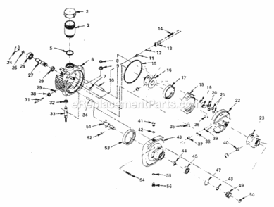Page H Diagram and Parts List for 917254361  Craftsman Lawn Tractor