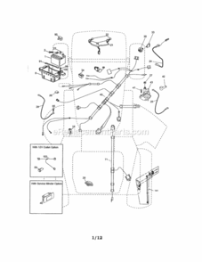 Page A Diagram and Parts List for 917254362  Craftsman Lawn Tractor