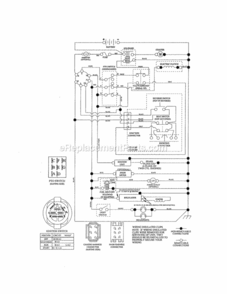 Page K Diagram and Parts List for 917254362  Craftsman Lawn Tractor
