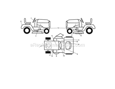 Page I Diagram and Parts List for 917254362  Craftsman Lawn Tractor