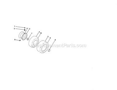Page J Diagram and Parts List for 917254363  Craftsman Lawn Tractor
