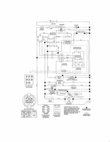 Page K Diagram and Parts List for 917254363  Craftsman Lawn Tractor