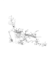 Page E Diagram and Parts List for 917254363  Craftsman Lawn Tractor