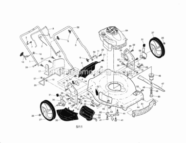 Part Location Diagram of 583753301 Craftsman Bail.Mzr.Cre